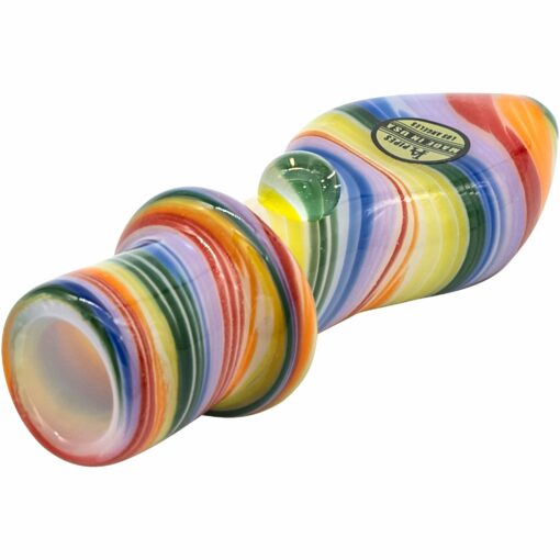 Shop LA Pipes "Rainbow Tornado" Chillum Pipe in australian