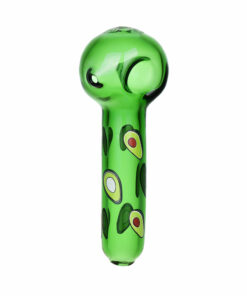 Shop Pulsar Fruit Series Avocado Gold Herb Pipe Glow Duo - 10