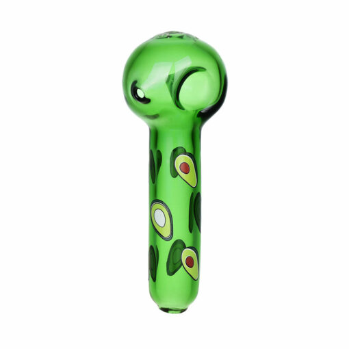 Shop Pulsar Fruit Series Avocado Gold Herb Pipe Glow Duo - 10" / 14mm F in australian