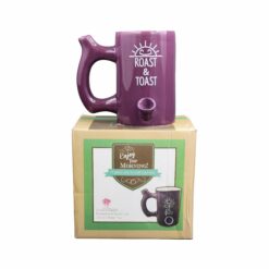 Shop Plum Color Glossy Premium Roast & Toast Mug in australian