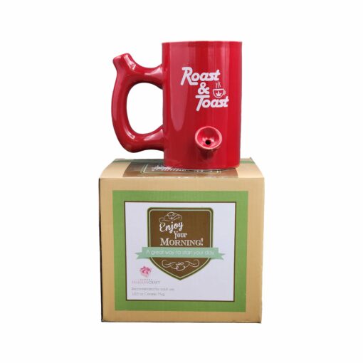 Shop Red Premium Roast & Toast Mug in australian