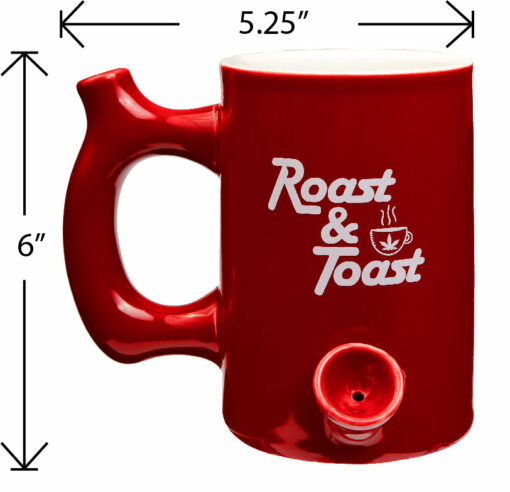 Shop Red Premium Roast & Toast Mug in australian