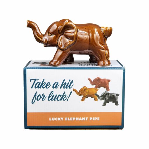 Shop Elephant novelty pipe - Sienna Color in australian