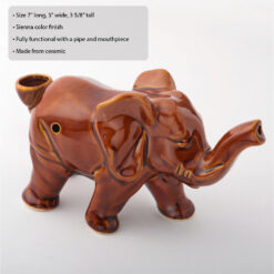 Shop Elephant novelty pipe - Sienna Color in australian