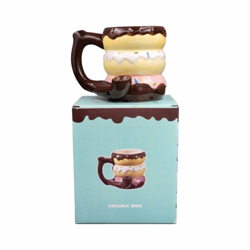 Shop Donut mug - pipe - novelty mug in australian