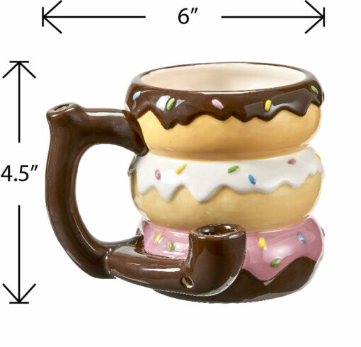 Shop Donut mug - pipe - novelty mug in australian