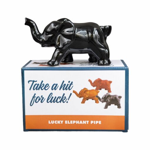 Shop Elephant Novelty Pipe - Black Color in australian