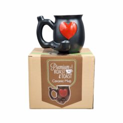 Shop Embossed Red Heart Mug - White Inside in australian