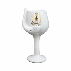 Shop 420 Vineyards - Roast & Toast Ceramic Wine Glass pipe in australian