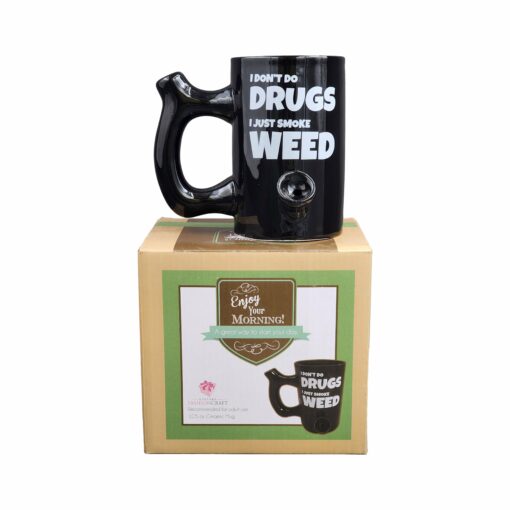 Shop I don't do drugs, I just smoke weed Mug in australian