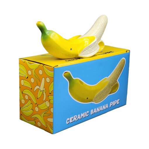 Shop Banana Pipe - Curvy Tropical Fruit Pipe in australian