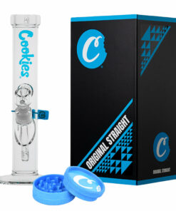 Shop Cookies Original Straight Tube Glass Water Pipe | 13.25