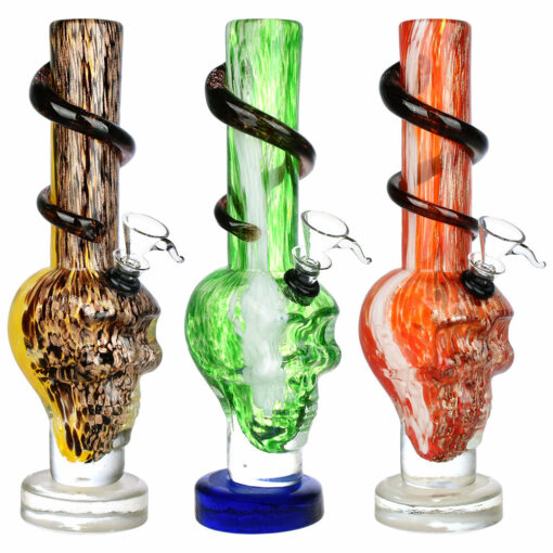 Shop Embellish The Mind Soft Glass Water Pipe - 10.25" / Colors Vary in australian