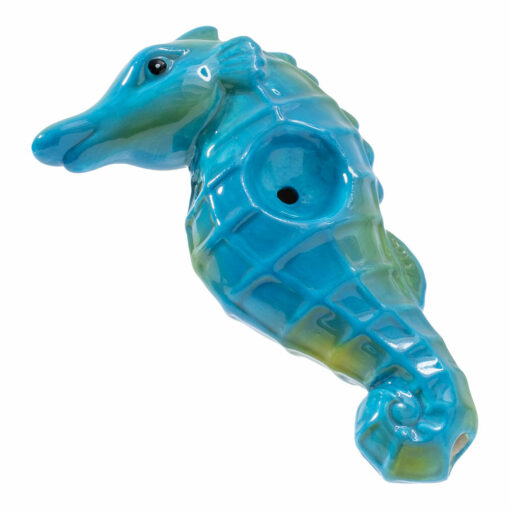 Shop Wacky Bowlz Seahorse Ceramic Pipe - 4" in australian