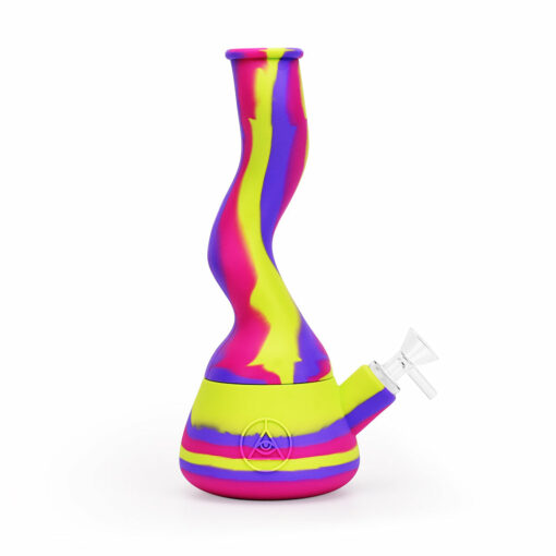 Shop Ritual - 10'' Wavy Silicone Beaker - Miami Sunset in australian