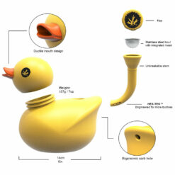 Shop Piecemaker Kwack Silicone Duck Bong in australian