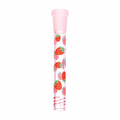 Shop Pulsar Fruit Series Strawberry Cough Herb Pipe Glow Duo - 10" / 14mm F in australian