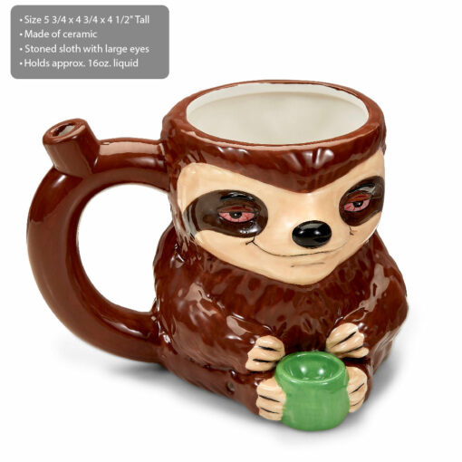 Shop Stoned Sloth Mug Pipe in australian