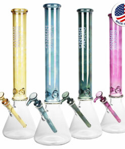 Shop Phoenix Rising Metallic Top Beaker Water Pipe-18"/14mm F/Clrs Vry in australian