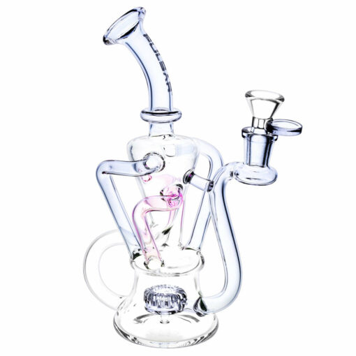 Shop Pulsar 4-Tube Recycler Water Pipe - 9" / 14mm F / Colors Vary in australian