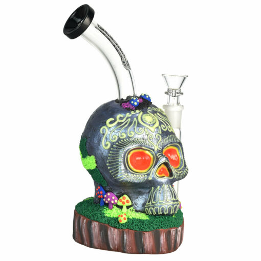 Shop Pulsar Voodoo Skull Water Pipe - 9"/14mm F in australian