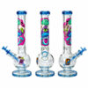 Shop Nicky Davis Ghost Gang Bubble Base Water Pipe | 15" | 14mm F in australian