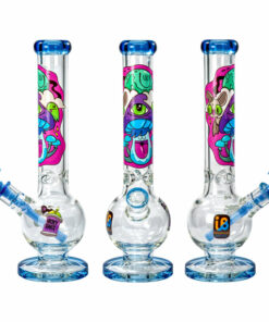 Shop Nicky Davis Ghost Gang Bubble Base Water Pipe | 15" | 14mm F in australian