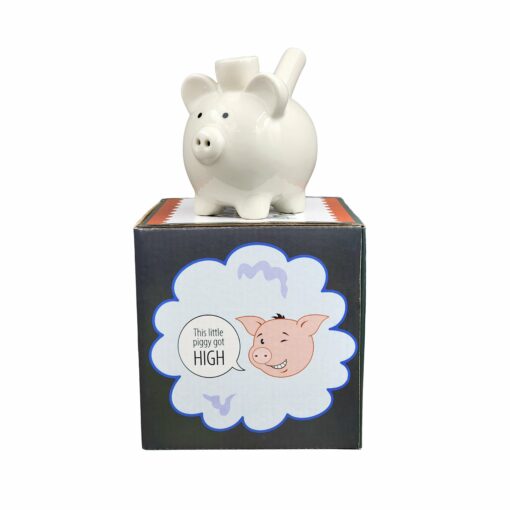 Shop Pig Novelty Pipe - White Color in australian