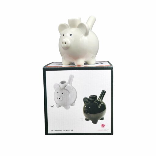 Shop Pig Novelty Pipe - White Color in australian