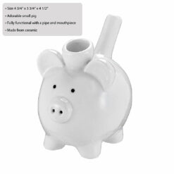 Shop Pig Novelty Pipe - White Color in australian