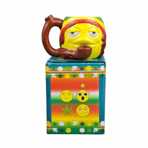 Shop Rasta Emoji Mug Pipe in australian