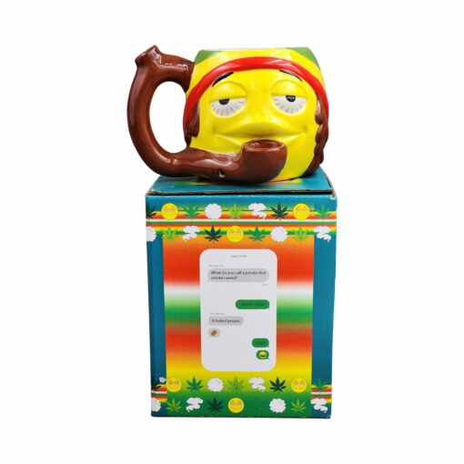 Shop Rasta Emoji Mug Pipe in australian