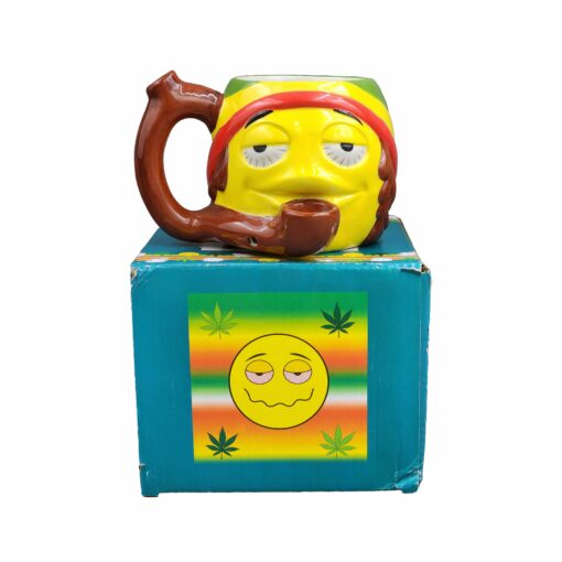 Shop Rasta Emoji Mug Pipe in australian