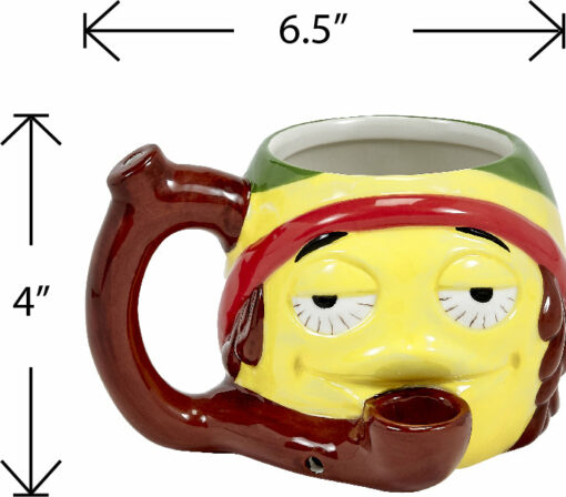 Shop Rasta Emoji Mug Pipe in australian