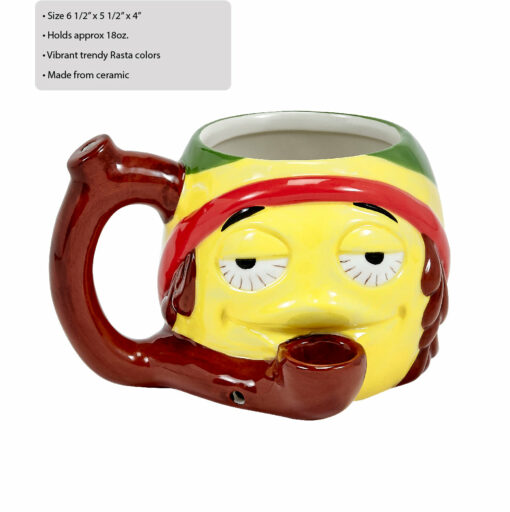 Shop Rasta Emoji Mug Pipe in australian