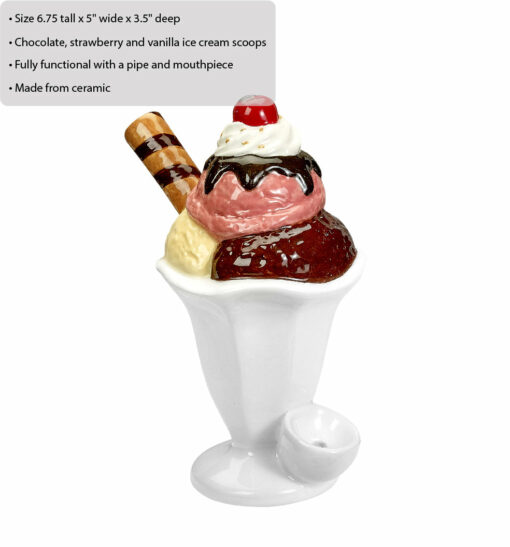 Shop Ice Cream Sundae Pipe in australian