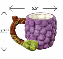 Shop Grapes Pipe Mug in australian