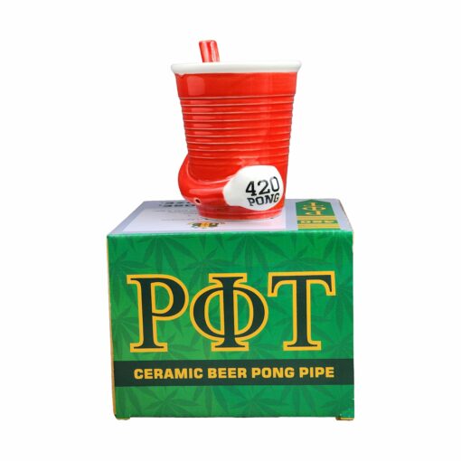 Shop Beer Pong Pipe Mug in australian