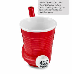 Shop Beer Pong Pipe Mug in australian