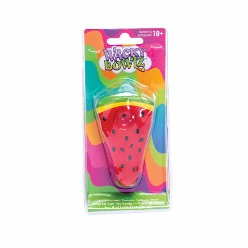 Shop Wacky Bowlz Watermelon Slice Ceramic Pipe - 3.75" in australian