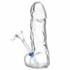 Shop Glass Phallus Water Pipe - 7.5" in australian