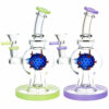 Shop Coronavirus Perc Glass Water Pipe - 7.5"/14mm F/Colors Vary in australian