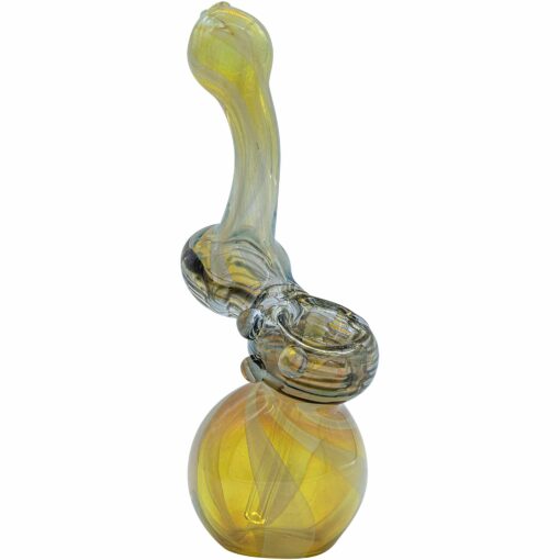 Shop LA Pipes "Rake Bubb" Fumed Sherlock Bubbler Pipe (Various Colors) in australian