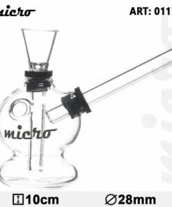 Shop Micro | 4" Hand Held Glass Water Pipe in australian