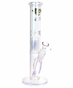 Shop Diamond Glass Gold Pearl 8-Arm Perc Water Pipe - 12