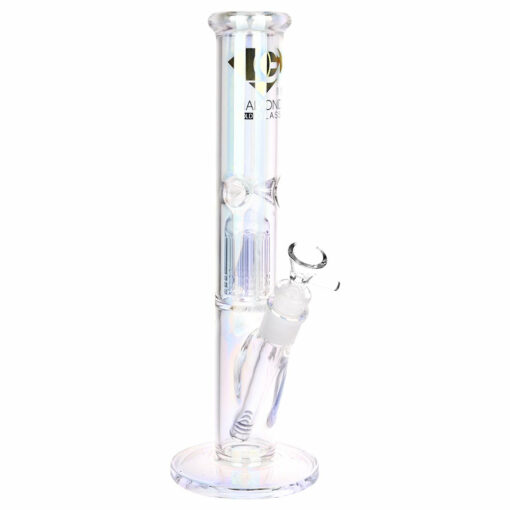 Shop Diamond Glass Gold Pearl 8-Arm Perc Water Pipe - 12" / 14mm F / Colors Vary in australian