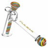 Shop Pulsar Retro Rave Wig Wag Bubbler w/ Herb Slide - 6.25" / 14mm F in australian