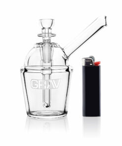 Shop GRAV® Slush Cup Pocket Bubbler - Clear in australian