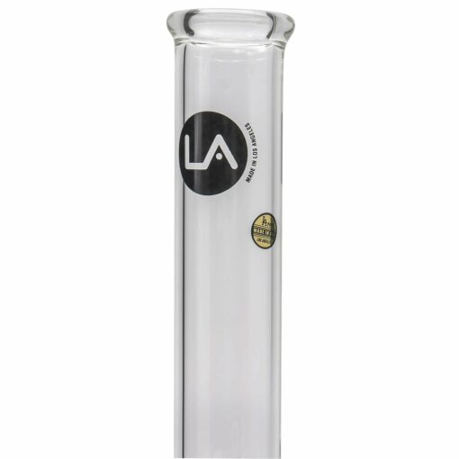 Shop LA Pipes 12" Clear Straight Shot Bong in australian