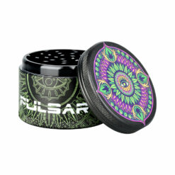 Shop Pulsar Design Series Grinder with Side Art - Hemp Mandala / 4pc / 2.5" in australian